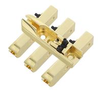 EPIGEIST 4pcs Metal Headless Bass Guitar Bridges Kit Fixed Saddles for Electric Bass Guitar Replacement Parts Enhanced Sound Clarity Accurate Tuning Compatible with Various Headless