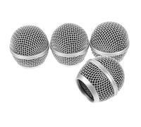 EPIGEIST 4Pcs Microphone Grille Replacement Ball Heads Durable Foam Mic Accessories for Optimal Sound Quality Easy Replacement Suitable for Professional Audio Use