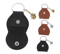 EPIGEIST 4pcs Portable Guitar Pick Holder with Wing Keychain Plectrum Storage Bag for Guitarists Compact Travel-Friendly Case for Easy Organization and Quick Access