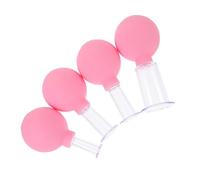 EPIGEIST 4pcs Portable Massage Cups Set Household Cupping Therapy Device Durable Rubber Vacuum Cupping for Body Facial Massage Enhanced Blood Flow Multi Functional Use
