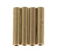 EPIGEIST 4Pcs Refrigerator Door Spare Parts Copper Tubing 3X15Mm Fridge Door Support Spring Straight Copper Pipe Fittings for Appliance Repair