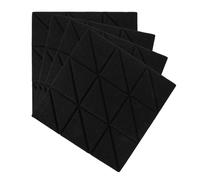 EPIGEIST 4pcs Self-adhesive Acoustic Soundproof Panels High Density Fire Resistant Sound Dampening Pads for Home Studio Bedroom Wall Noise Isolation