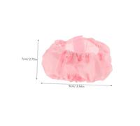 EPIGEIST 4pcs Small Pink Polyester Wheel Covers for Wheelchair Rear Wheels Non-slip Protective Tire Covers for Rv Trailer Stroller Shopping Cart and Luggage