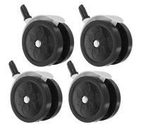 EPIGEIST 4PCS Stroller Wheels Silent Swivel Casters Front Back Replacement Pram Accessories with Straight Insert Socket for Easy Installation and Smooth Maneuvering