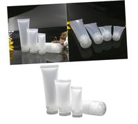 EPIGEIST 4pcs Travel Cosmetic Tubes Set 10ml-30ml Frosted Lotion Bottles Refillable Empty Facial Cream Containers for Women Portable Toiletries