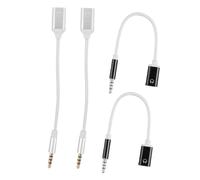 EPIGEIST 4pcs Type C to Audio Jack Adapter Stable Metal Exterior Converter for Phones Tablets Laptops Compact Lightweight Headphone Cord for High Fidelity Sound and Easy Portable Use