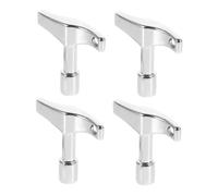 EPIGEIST 4pcs Zinc Alloy Drum Tuning Key Drum Key Tool with Hex Square Design for Snare Bass Percussion Lightweight Easy to Carry