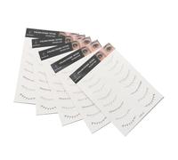 EPIGEIST 5 Sheets Lower Eyelash Stickers Temporary Makeup Lash Stickers for Women Single-use Realistic Eye Enhancers Easy Application for Glamorous Looks