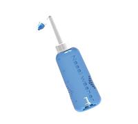EPIGEIST 500ml Plastic Nasal Wash Bottle with Two Nozzles for Adults and Children, One-button Control Sinus Rinse System, Upside down Use Blue Nose Cleaner for Effective Nasal Clearing