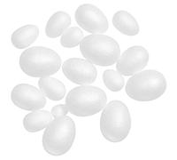 EPIGEIST 50pcs DIY Foam Egg Shapes for Painting and Crafting Easter Holiday Decor Multi Foam Egg Ornaments for Creative Art Projects and DIY Decorations
