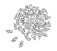 EPIGEIST 50pcs Double-sided Pi Yao Alloy Charm Pendants for Jewelry Making Chinese Feng Shui Wealth Symbol DIY Bracelet Charms Lucky Pendant Accessories for Necklaces Keychains