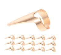 EPIGEIST 50pcs Punk-inspired Braiding Finger Rings Hair Parting Tool for Women Stylish Metal Claw Nail Rings for Braids Multifunctional Hair Styling Accessories for Salon Halloween Cosplay