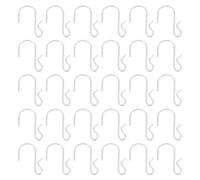 EPIGEIST 50Pcs Small Iron S Hooks Clip Type Multi-Functional Metal Hangers for Supermarket Shelves Organizers for Kitchen Bathroom Camping and Shop Displays