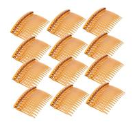 EPIGEIST 50pcs Teeth Plastic Hair Side Combs Wide Tooth Design for Thick Curly Straight Hair Gentle Scalp Massage Accessories for Women