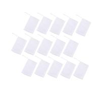EPIGEIST 50pcs White Foaming Nets Soap Bags for Face Cleansing and Handmade Soap with Quick Drying Pe Mesh and Easy Hanging Drawstring Design for Bath and Shower Use