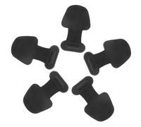 EPIGEIST 5pcs 8 Pin Silicone Dust Plugs for Phone Charging Ports, Small Size Protective Covers Compatible Devices, Anti-lost and Dustproof Phone Port Caps Adhesive Backing for Mobile Use