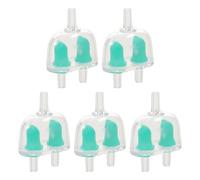 EPIGEIST 5pcs Aquarium Check Valves Non Return Inline Plastic Air Pump Valves 1.97x1.38x0.63in for Fish Tank Airline Tubing Water Stop Control Accessories