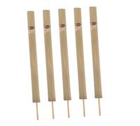 EPIGEIST 5pcs Bamboo Bird Whistle Flute Instrument Portable Bird Warbler Call Whistle for Outdoor Fun Music Playthings for Parks Forests Farms Party Games
