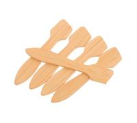 EPIGEIST 5pcs Bamboo Cosmetic Spatulas Mini Makeup Scoops Face Mask Mixing Tools for Skincare Application and Beauty Treatments