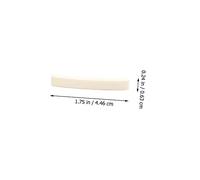EPIGEIST 5pcs Bone Guitar Nut Blanks Hard Ox Bone Guitar String Nuts Replacement Parts for Vintage and Electric Instruments Enhanced Tone and Sustain