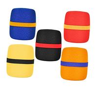 EPIGEIST 5pcs Mic Windproof Cover Thickened Sponge Microphone Protector Assorted Color Strong Adaptability Reduce Wind Noise for Microphone Use Random Color