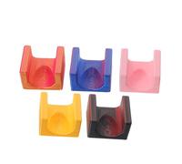 EPIGEIST 5Pcs Nail Finger Separator Guard for Manicure Protector Polish Spill Shield with Finger Isolation Design Comfortable Cuticle Shield Tool for Gel Painting French Tips Creative Nail