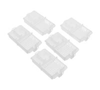 EPIGEIST 5Pcs Plastic Bee Queen Rearing Cage Box Beekeeper Equipment Tool Set for Honeybee Supplies and Hive Management