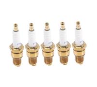 EPIGEIST 5pcs Spark Plugs for Gasoline Generator Lawnmower Water Pump High Melting Point Replacement Easy to Install Non-fouler Design for Engines