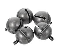 EPIGEIST 5pcs Vintage Copper Bells Key Chain Pendants Lightweight Pet Accessories for Dogs Cats DIY Decorative Jingle Bells Collar Charms