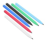EPIGEIST 6 Pcs Lcd Drawing Board Pen and Writing Tablet Stylus for Kids, Multi-color Set Including White Blue Red Black and Green, Pressure-sensitive Drawing and Writing Pens for School and Home Use
