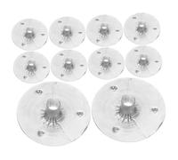EPIGEIST 600pcs Metal Candle Wick Holders for Jar Candles Heat Resistant Sturdy Metal Bases with Reliable Stability and Creative Crafting Projects