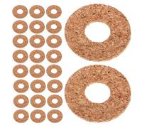 EPIGEIST 60pcs Anti-slip Cork Guitar Pick Grip Pads 19mm Thin 1mm Thick for Acoustic Electric Guitar Players with Sweat-resistant Adhesive Backing