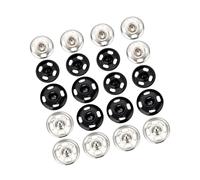 EPIGEIST 60pcs Invisible Metal Snap Fasteners Sew Press Studs for Clothing DIY Garments Coats Pants Four for Secure Repairs and Modifications
