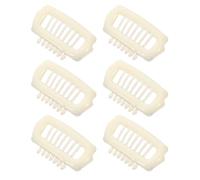EPIGEIST 6pcs Beige Pet Hair Clips for Small Dogs and Puppies - Animal Shape Dog Hair Barrettes with Alligator Clamps - Grooming Accessories for Yorkie, Maltese, Bichon, Kitten Hairpins
