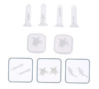 EPIGEIST 6pcs DIY Epoxy Micro Landscape Ornaments Turtle Diver Squid Miniature Epoxy Decorations for Fairy Garden Craft Projects and Fish Tank Decor