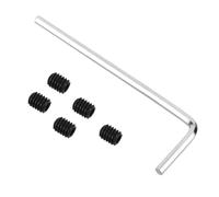 EPIGEIST 6pcs Electric Guitar String Lock Screws Mounting Hardware for Neck Plate Headless String Retainer Fasteners Metal Replacement Parts