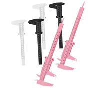 EPIGEIST 6Pcs Eyebrow Measuring Rulers Calipers with Claw Clamps for Precise Brow Mapping and Makeup Positioning Professional Beauty Tool for Home and Salon Use
