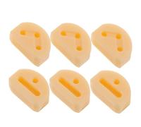 EPIGEIST 6pcs Guitar String Buckle Nylon Securing Locks for Classical Acoustic String Fastening Ties Ukulele Retainers for Bridge Repairing Tool