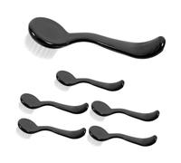 EPIGEIST 6pcs Manual Facial Cleansing Brush Large Round Head Nylon Scrubbing Brushes for Dust Removal Nail Cleaning and Face Exfoliation PVC Handle Multifunctional