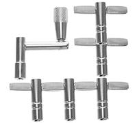 EPIGEIST 6Pcs Percussion Drum Key Drum Tuning Tools with Type Type Keys for Easy Durable Instrument Hardware for Professional and Personal Use