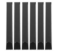 EPIGEIST 6pcs Piano Keytop Repair Kit Black Replacement Keys Glossy Plastic Flats for Keyboard Instruments Stylish Classic Fit