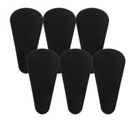 EPIGEIST 6pcs PU Leather Scissors Protective Covers for Sewing and Embroidery Scissors, Portable Black Scissor Sheaths with Tip Protection, Salon and Craft Tool Storage