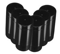 EPIGEIST 6pcs Refillable Plastic Deodorant Bottles Empty Containers for DIY Lip Balm Hand Cream Screw Bottom