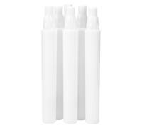 EPIGEIST 6pcs Silicone Lipstick Pen and Eyeshadow Makeup Brush with Cap, White Silicone and Abs Material, Easy to Carry and Precise Application, for Those Who Love Makeup, Can be Put