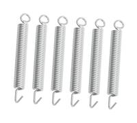 EPIGEIST 6pcs Silver Electric Guitar Tremolo Springs American Vintage Bridge Tension Replacement for Instrument Accessories Elasticity Easy Installation