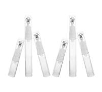 EPIGEIST 6Pcs Vacuum Airless Lotion Bottles with Metal Roller Ball Applicator, 5Ml 10Ml 15Ml Refillable Travel Dispenser for Eye Cream, Face Moisturizer, Essential Oil and Perfume