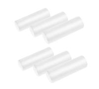EPIGEIST 6PCS White Foam Cylinders for Crafts Floral Design Foam Tubing Rods for Modeling DIY Home Craft for Christmas Weddings Parties Decorations