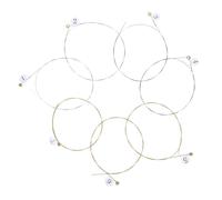 EPIGEIST 7 String String Lyre Harp Metal Strings Replacement Pack Metal Material Rich Tone Compatible String Lyre Harp Accessories for Musical Instrument Maintenance