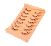 EPIGEIST 7Pairs Fox Eye False Eyelashes for Dramatic Eye Makeup Lightweight Faux Lashes Fit for Stage Performance and Everyday Use Easy to Apply for All Skill Levels