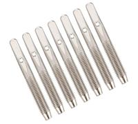 EPIGEIST 7PCS Metal Harp String Pins for Lyre Harp Musical Instruments Fixing Pegs for Consistent String Tension Suitable for Harpsichord Guzheng Dulcimer Easy Installation with Wrench